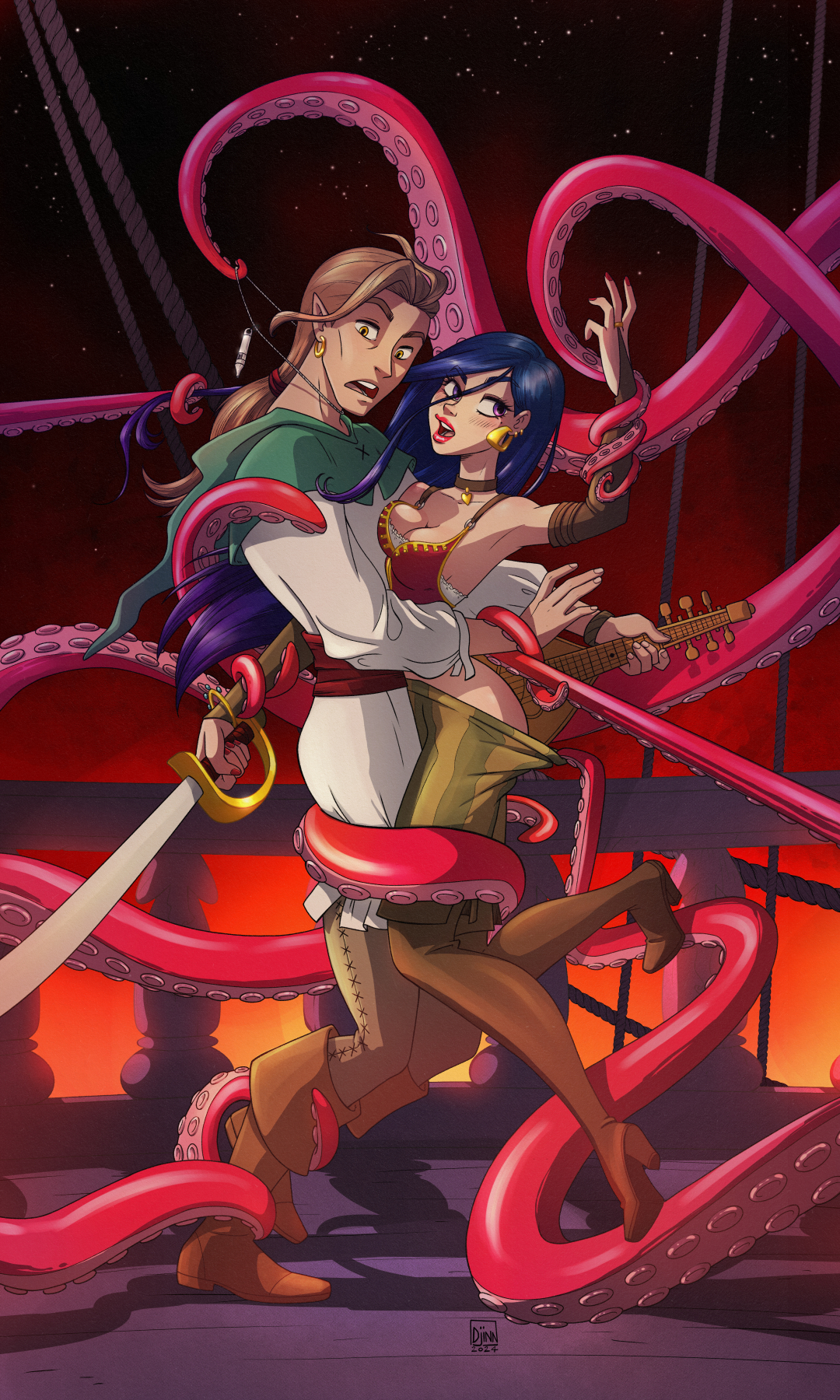 Locked illustration
