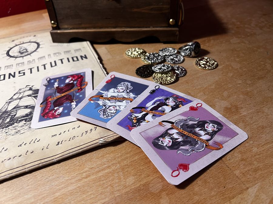 Printed cards from the campaign